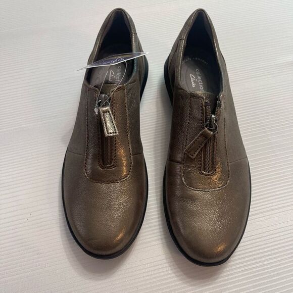 Clarks Metallic Kayleigh Sail Comfort Shoes Size 9 M New - Picture 12 of 12